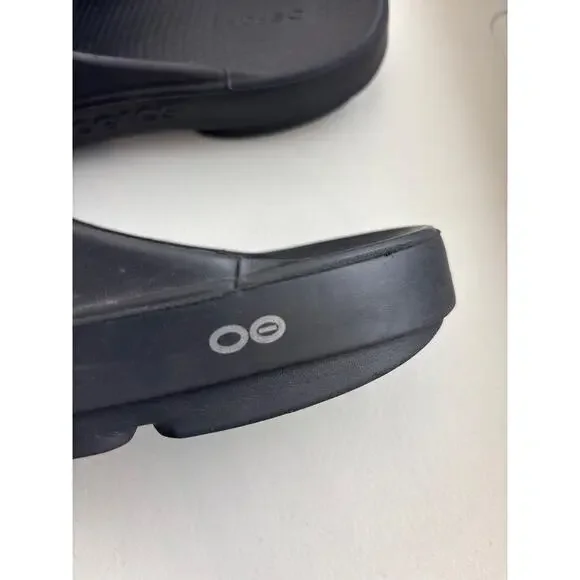 OOFOS OOahh Recovery Slides Men’s 11 Black EU 44 Comfort Sandals - Picture 3 of 6